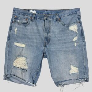 Men's 511 Levi Ripped Casual Jean Shorts Size 38